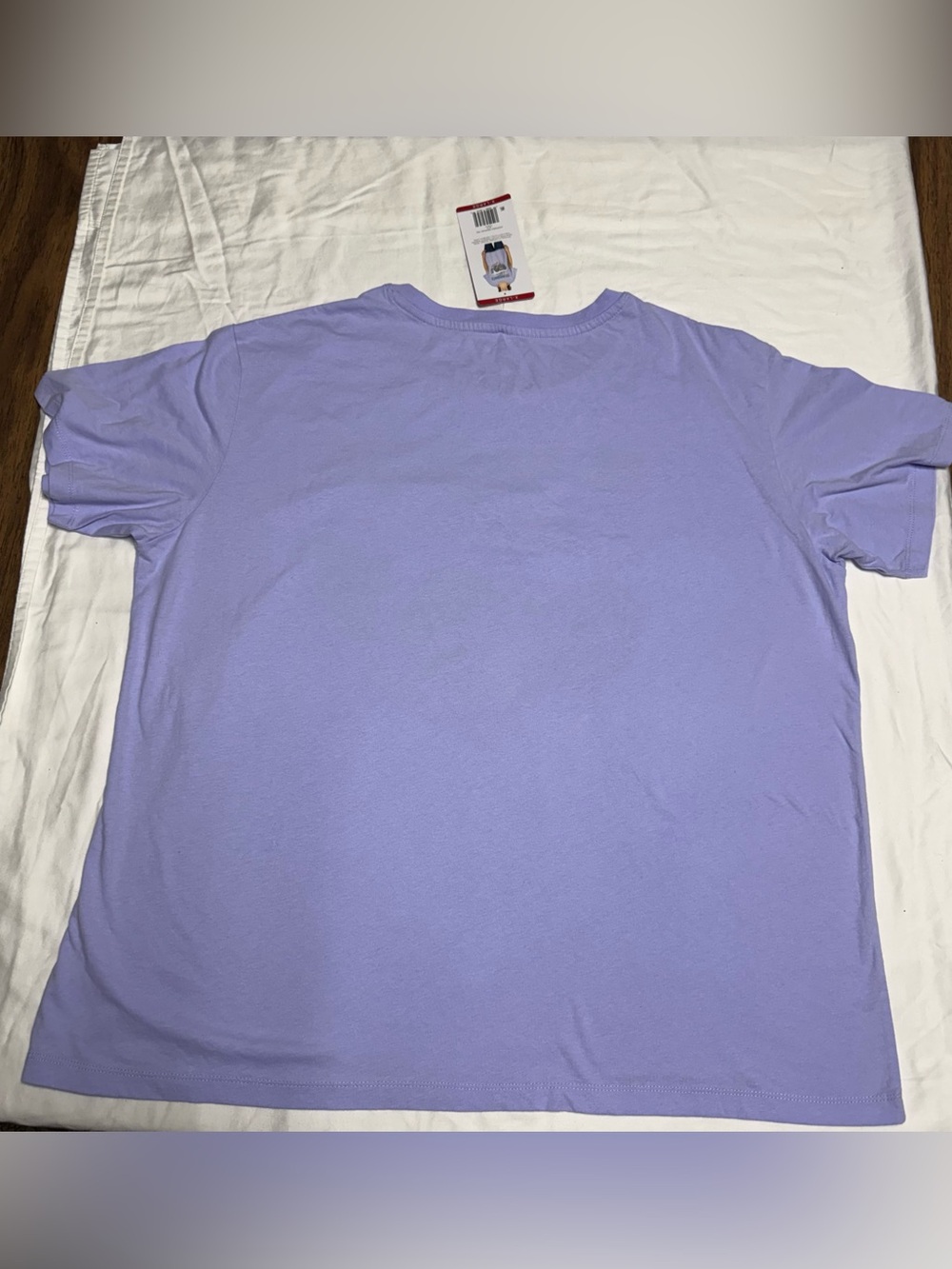 Ford Lavender Bronco Graphic Tee with Multicolor Stripe Accents - Picture 2 of 3